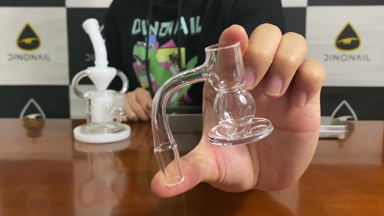 thedinonail.com--Seamless Blender Round Belly Terp Slurper Quartz Banger Set