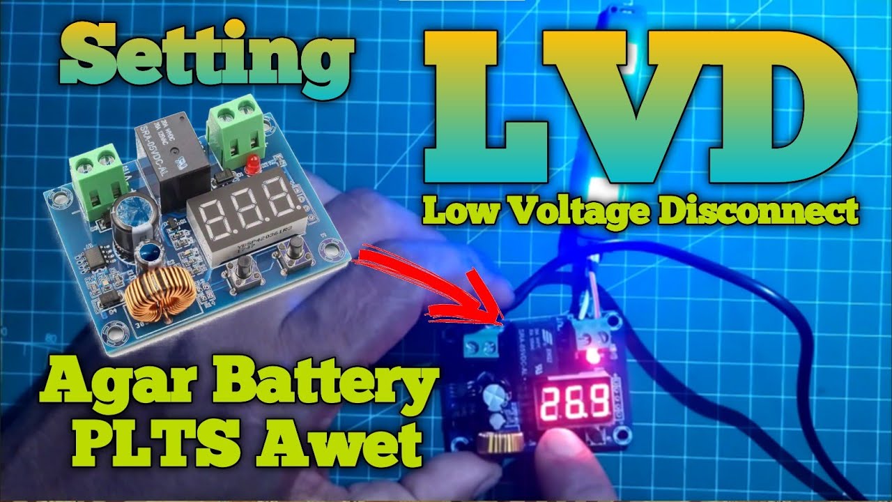 Setting LVD - Low Voltage Disconnect untuk Inverter PLTS solar panel