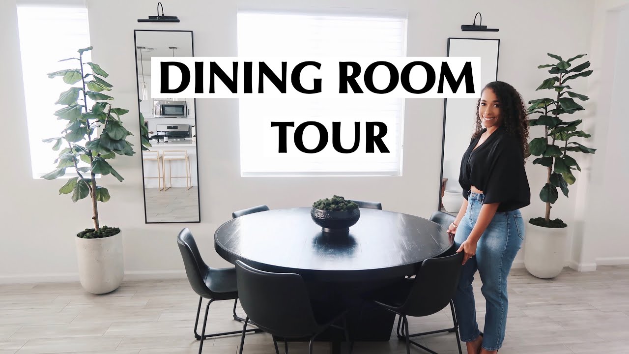 RESTORATION HARDWARE INSPIRED DINING ROOM TOUR | HOME TOUR SERIES
