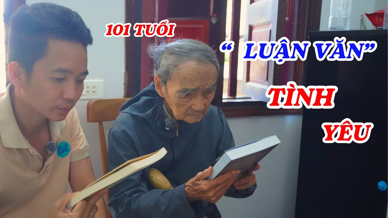 Cụ ông 101 tuổi vẫn đang viết 