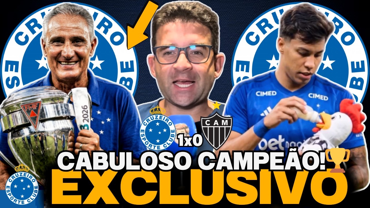 🚨PÓS-JOGO🚨| É CAMPEÃO!🚨| SAMUEL VENÂNCIO FAZ ANÁLISE DO TÍTULO DO CRUZEIRO NO CAMPEONATO MINEIRO!