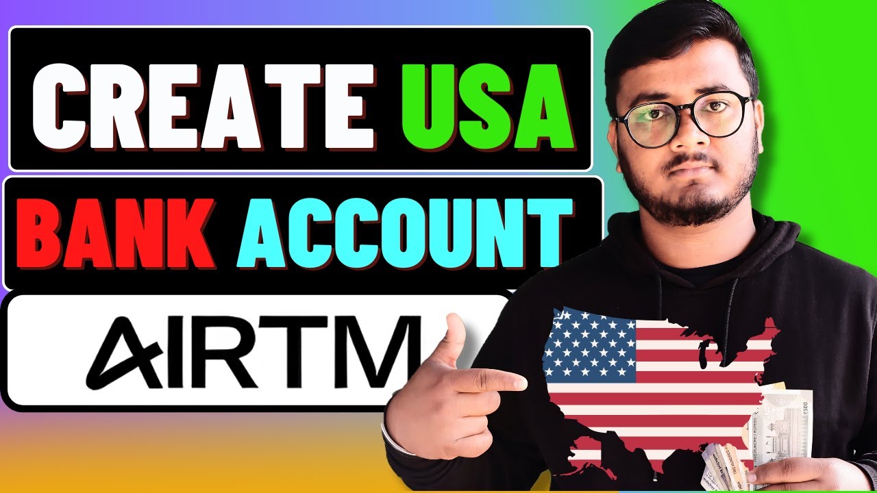 Create Free USA Virtual Bank Account from India with AirTM | Full Setup Guide 2025