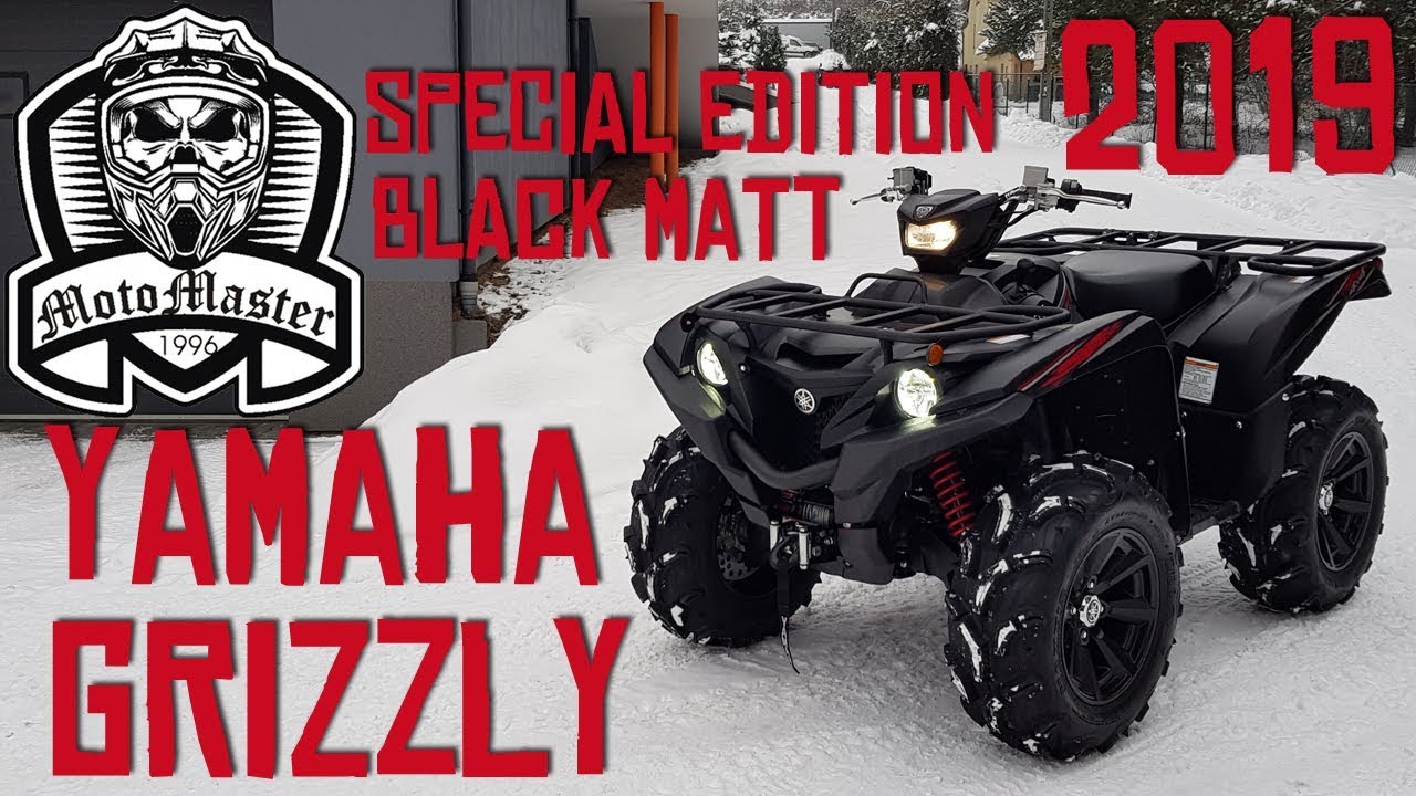 Yamaha Grizzly 700 2019 BLACK MATT Special Edition ALU 14