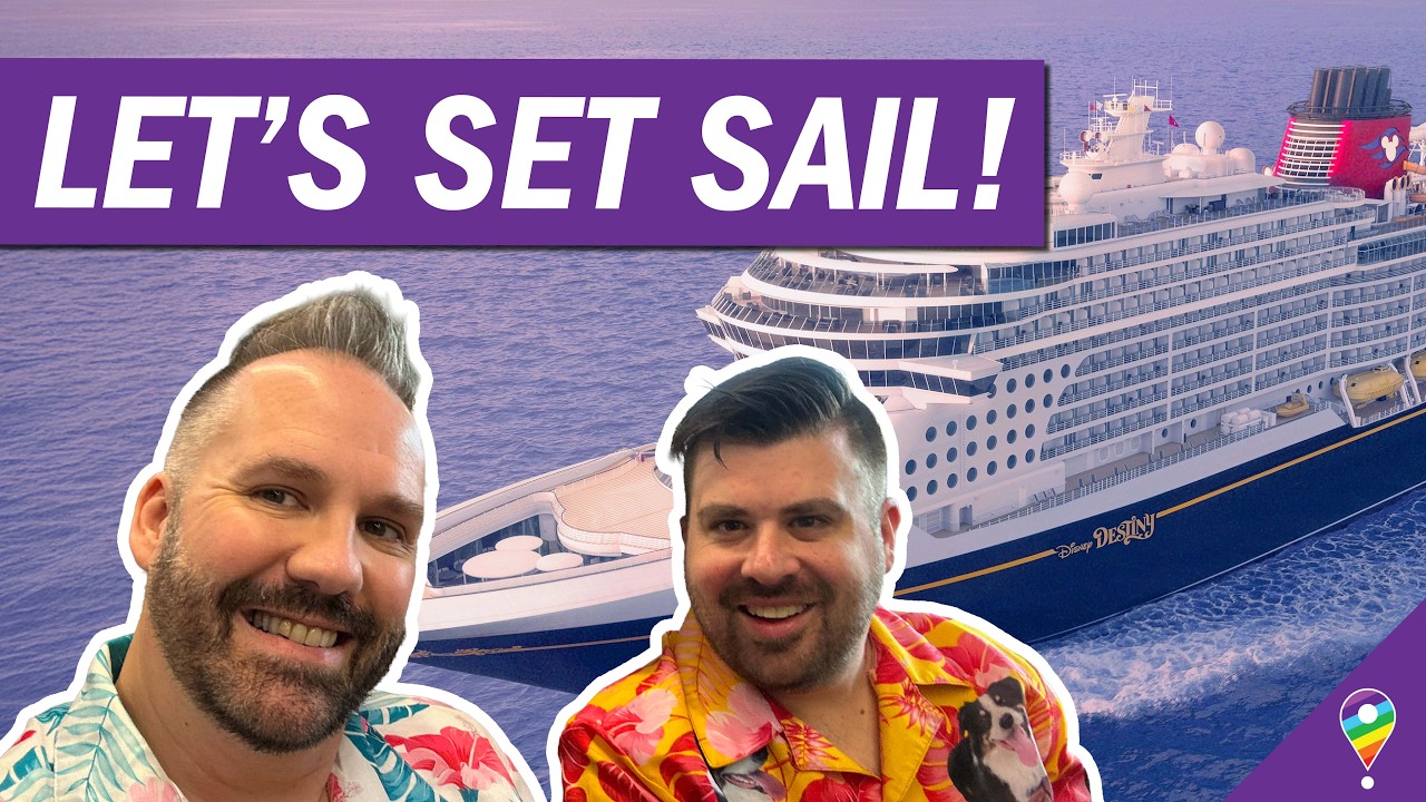 Boarding the BRAND NEW Disney Destiny! 🚢  Embarkation Day Adventure