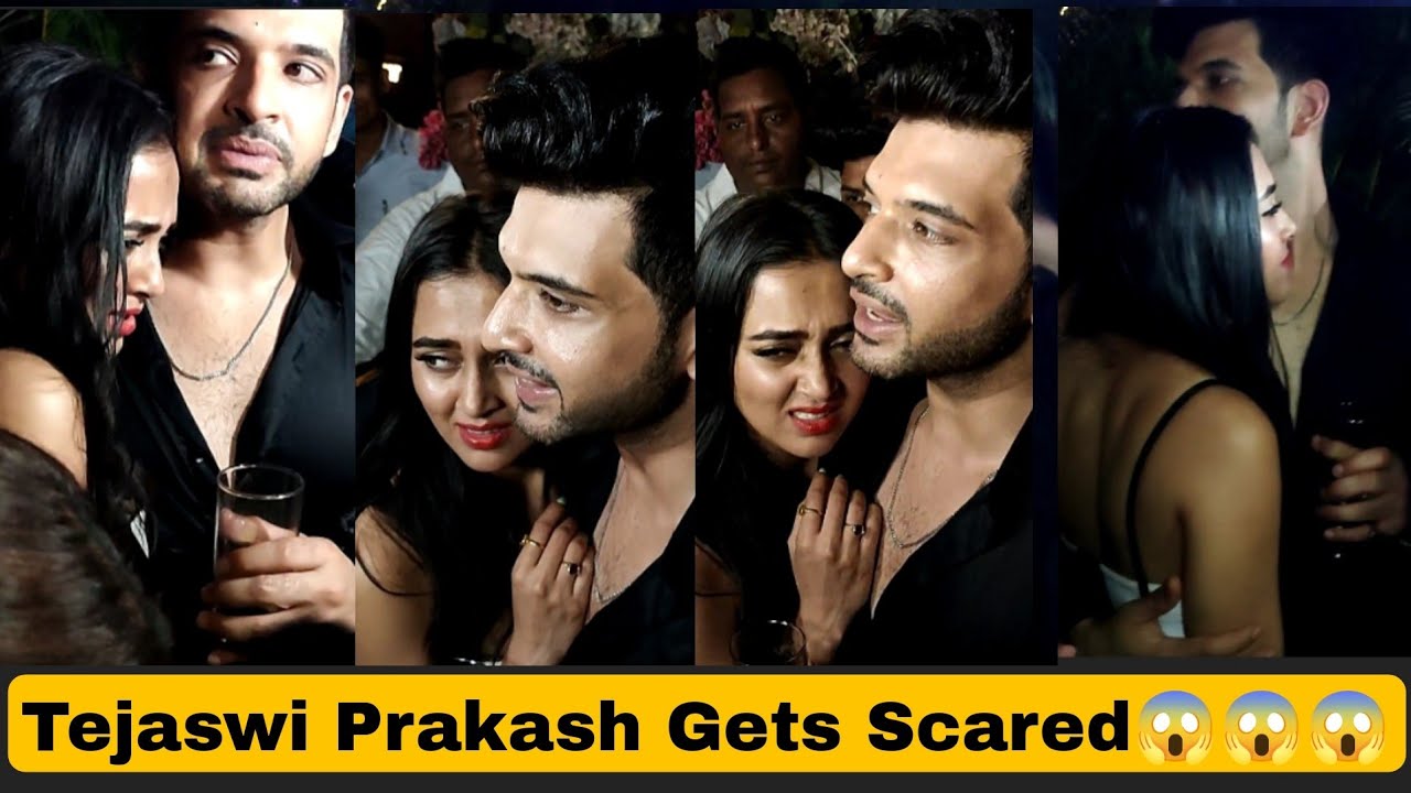 Tejaswi Prakash Got Scared Watching Public | Lockupp Success Party | #tejran Karan Kundea & Tejaswi