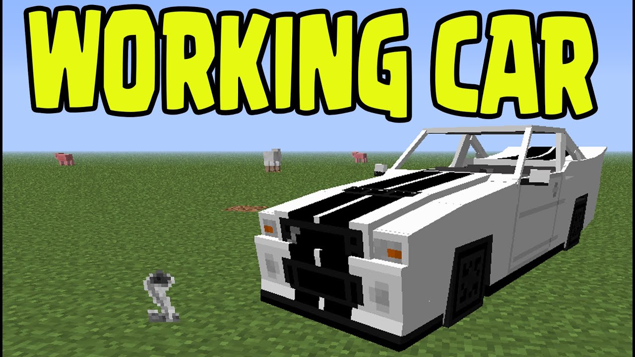 Minecraft PS3, PS4, Xbox, Wii U - WORKING CAR with SLIME BLOCKS! (Title Update TU31 / 1.8)