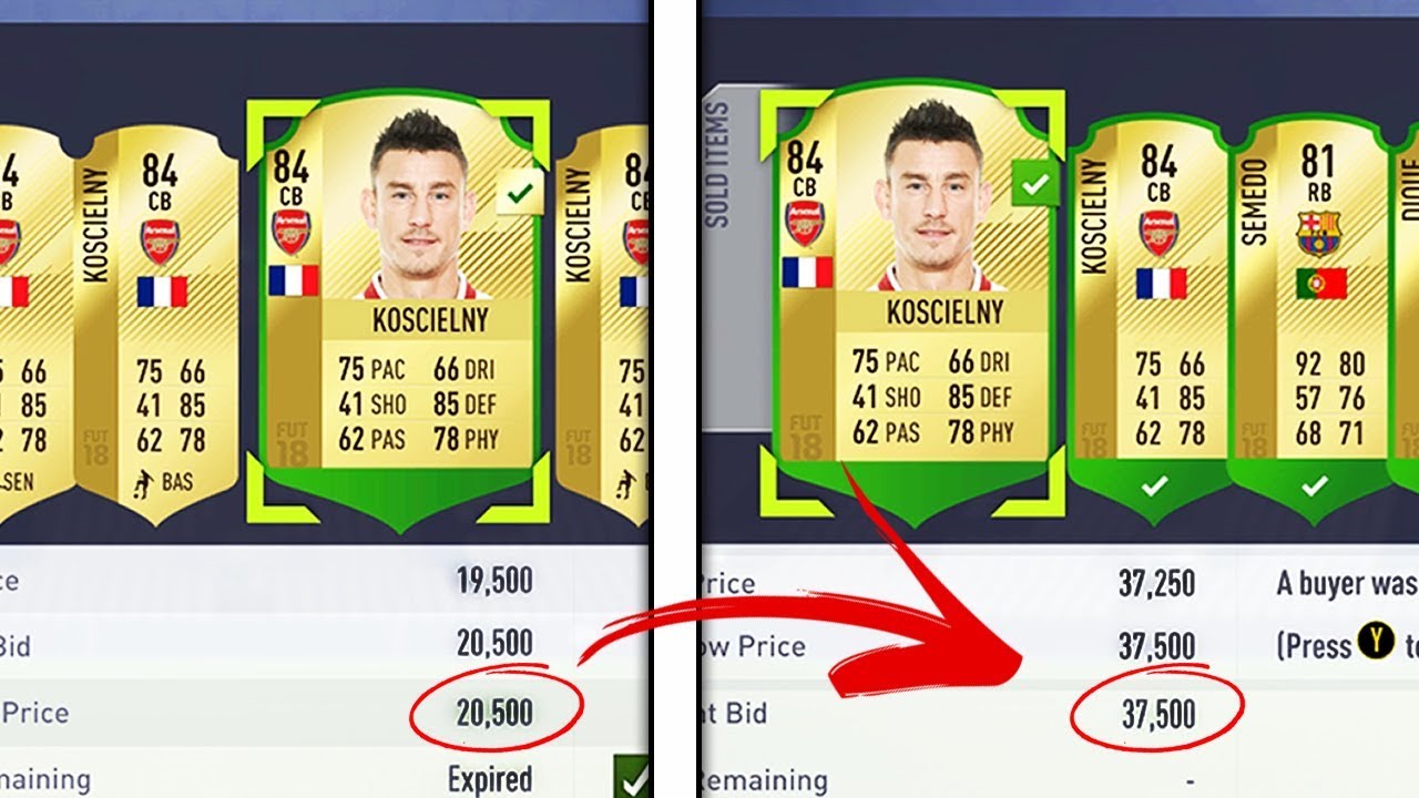 MAKE 50,000 - 100,000 COINS OVERNIGHT FROM LAZY BUYERS! EASY TRADING METHOD | FIFA 18 ULTIMATE TEAM