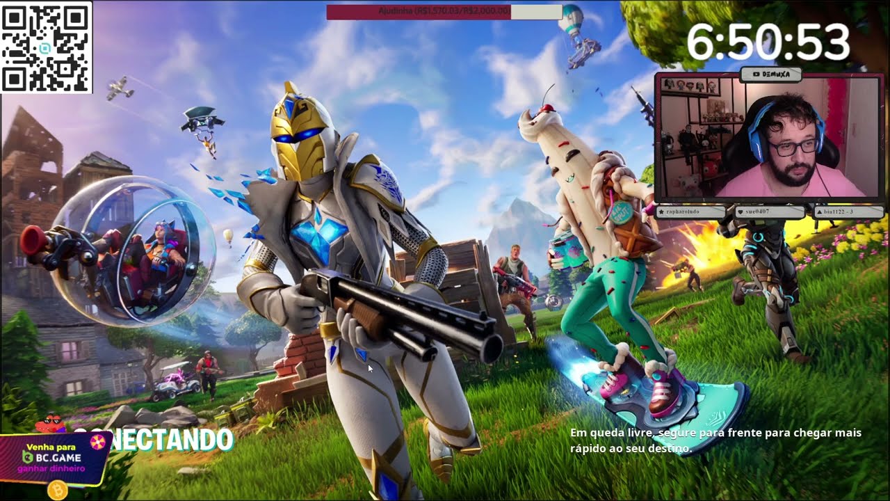 Demuxa jogando FORTNITE #1
