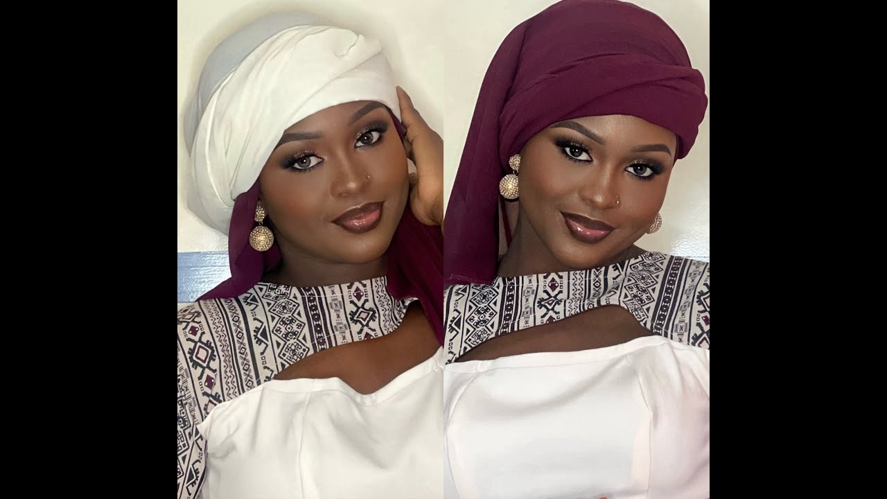 2 Modèles de turban pour soirée (Moussor)