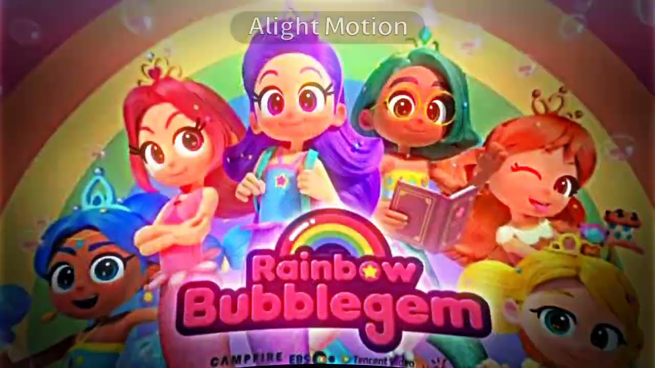 rainbow bubblegem x gogobus @gogobuscn @Rainbowbubblegem #presetalightmotion #alightmotion