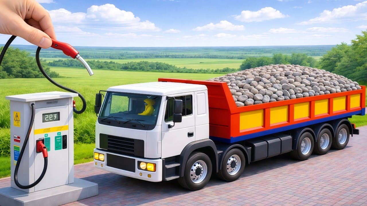 DIY Mini Truck Builds Strong Cement Bridge | Creative Engineering Construction Project