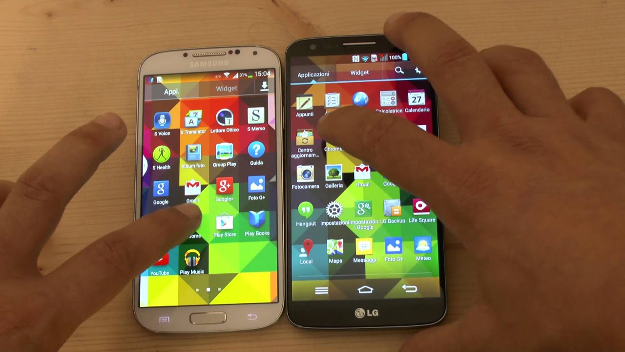 Galaxy S4 vs LG G2: video confronto by HDblog