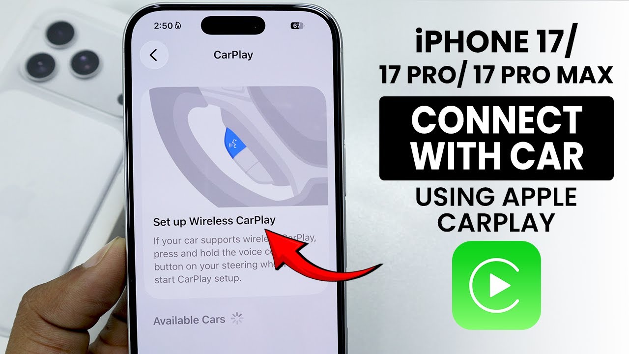 iPhone 17/17 Pro Max: как подключиться к автомобилю &mdash; CarPlay