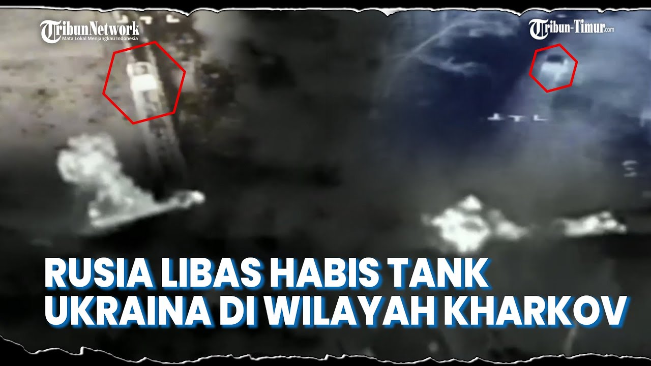 🔴 Serangan Brutal UAV Rusia Hancurkan Tank Ukraina di Wilayah Kharkov