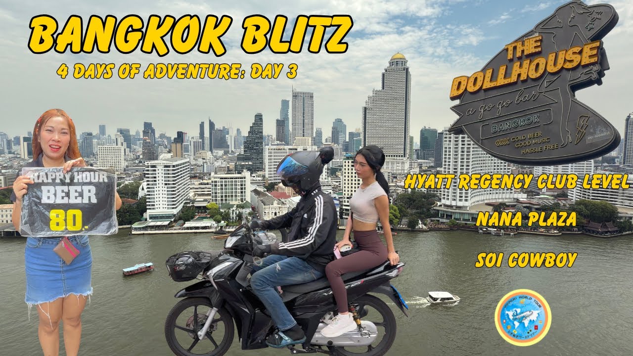 Bangkok, Thailand | Hyatt Regency Sukhumvit | Soi Cowboy | Nana Plaza | Hyatt Regency Club Level. 4K