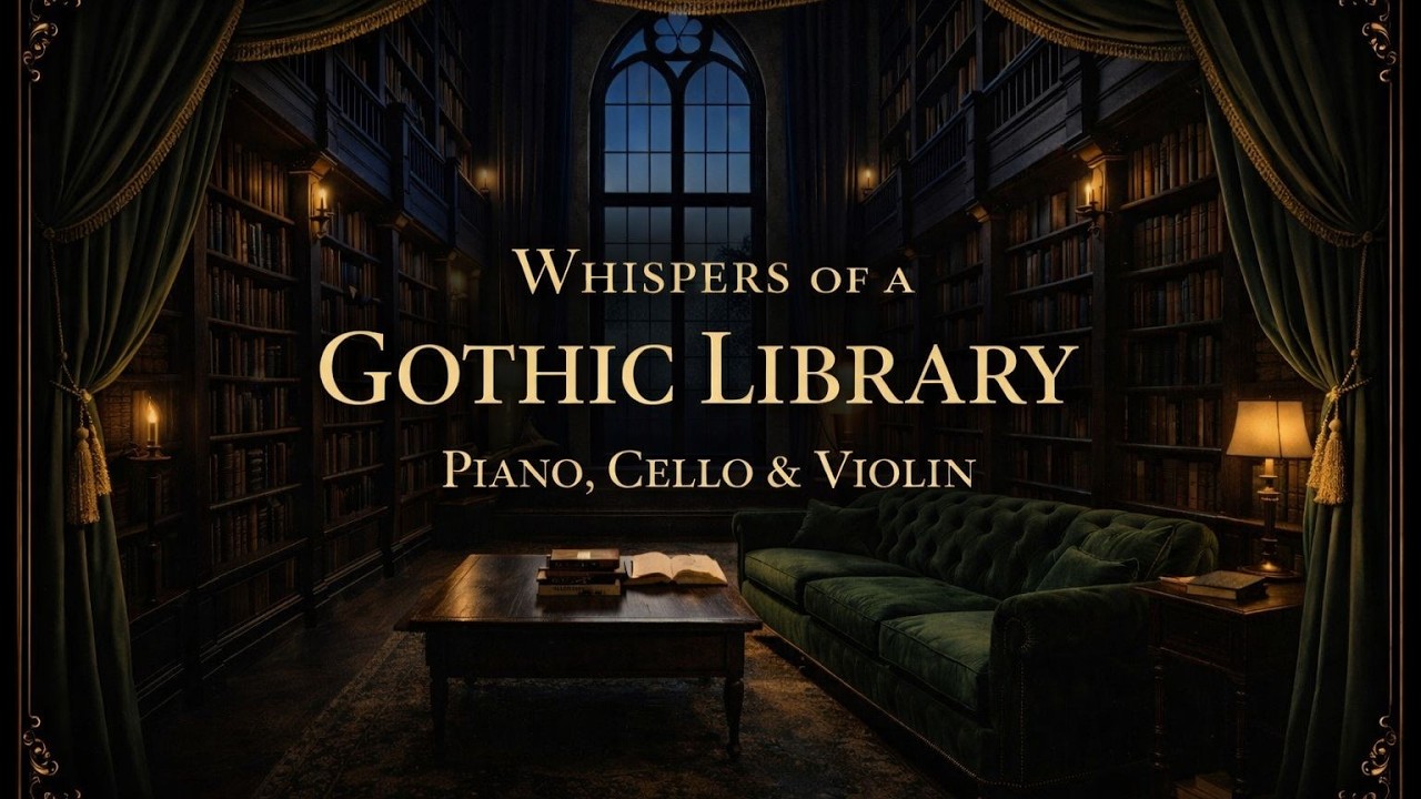Whispers of a Gothic Library | Piano, Cello & Violin