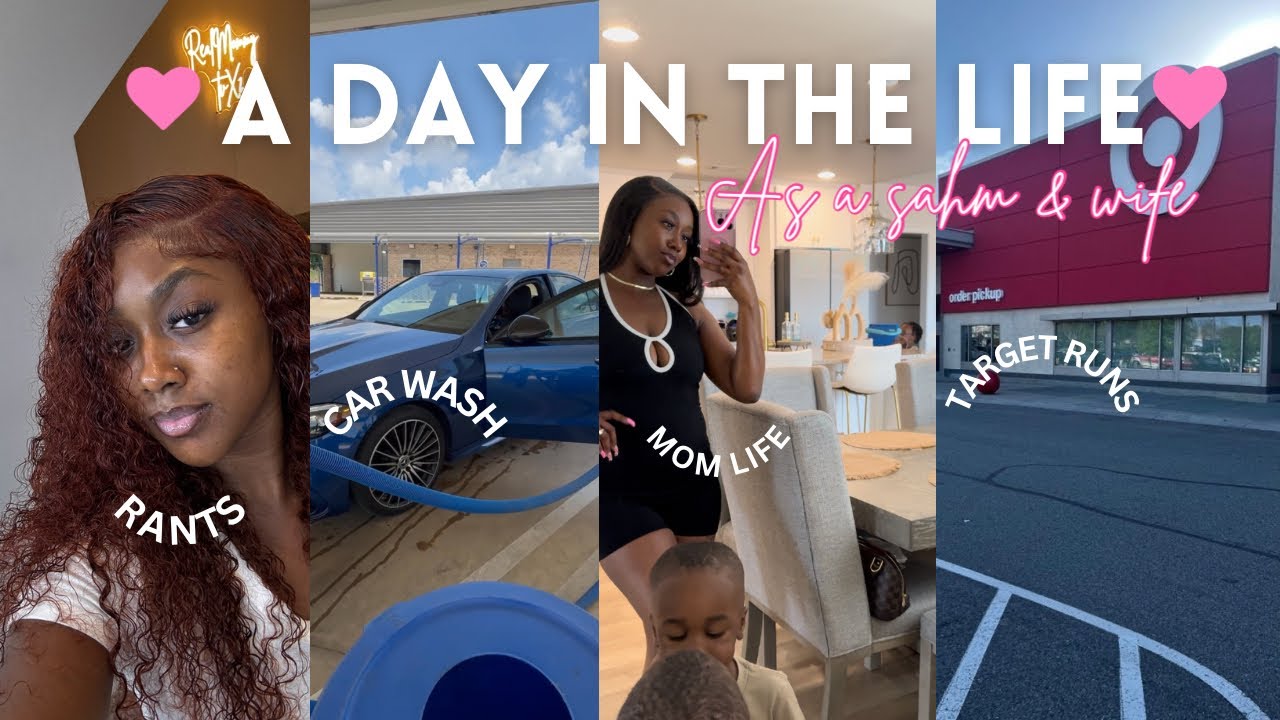 A day in the life as a stay at home mom & wife💓 ( cleaning , routines , self worth rants + more)