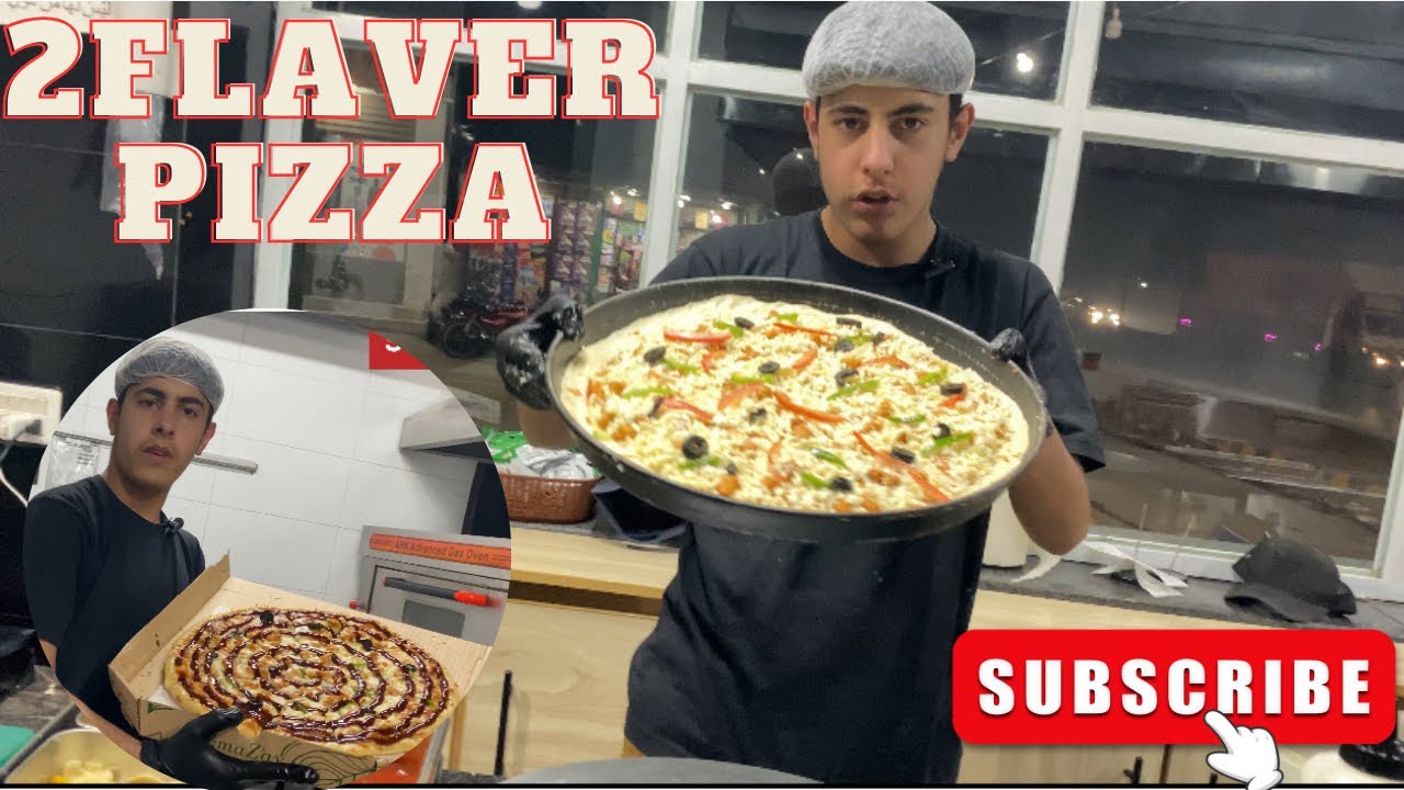 My new vlogs pizza 2flaver bbq pizza tikka pizza viral videos YouTube channel videos subscribe 