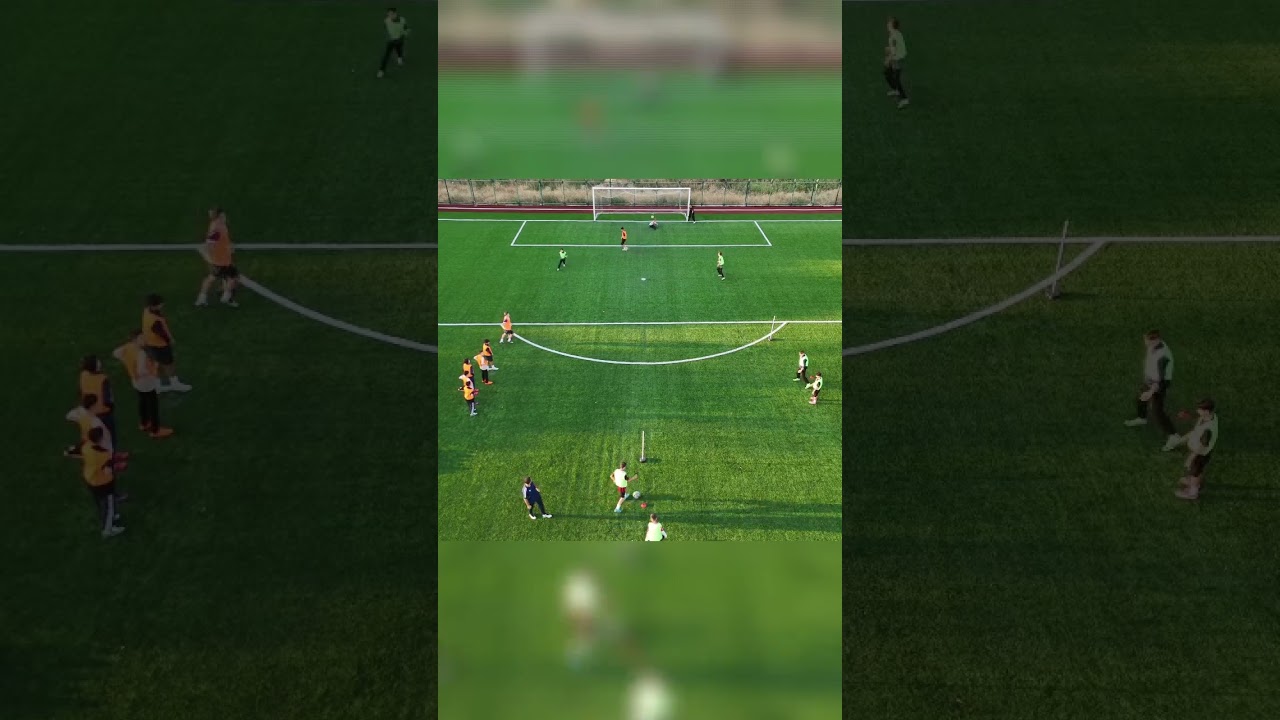 1v1 & 2v1 Finishing Drills  #football #soccer #shorts #training #warmup #footballtraining