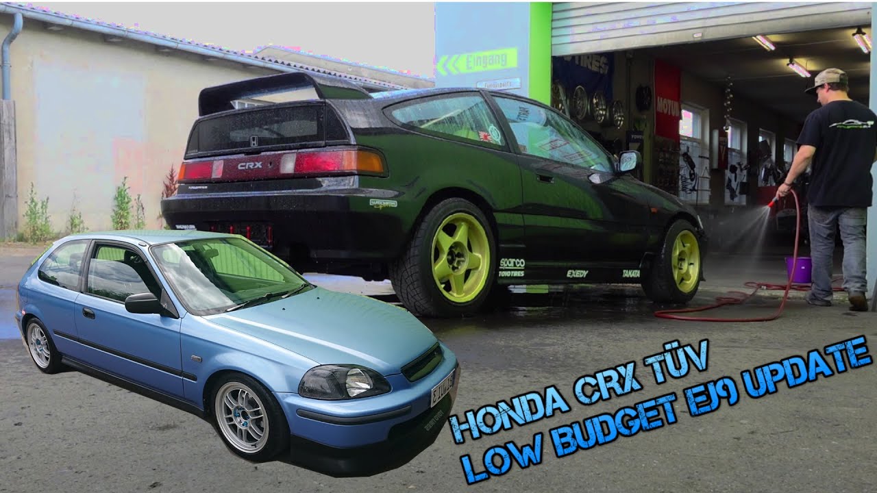 Furiousparts Honda CRX TÜV / Low Budget EJ9 Update JDM Fächerkrümmer einbau