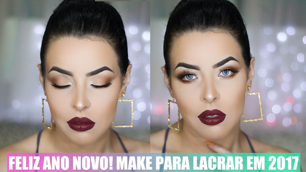 Feliz Ano Novo! Make Clássica pra Lacrar em 2017 - Tamiris Sindice