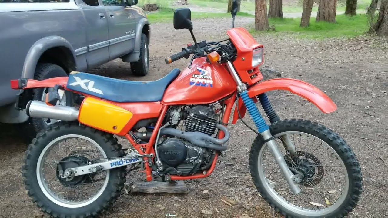 Vintage Honda Xl600r Cold Start