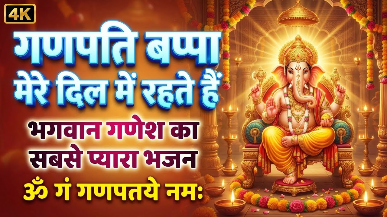 मेरे दिल में बसते हैं गणपति बप्पा | श्री गणेश जी का सबसे प्यारा भजन | गणपति बप्पा मोरया 🚩 Bhajan 