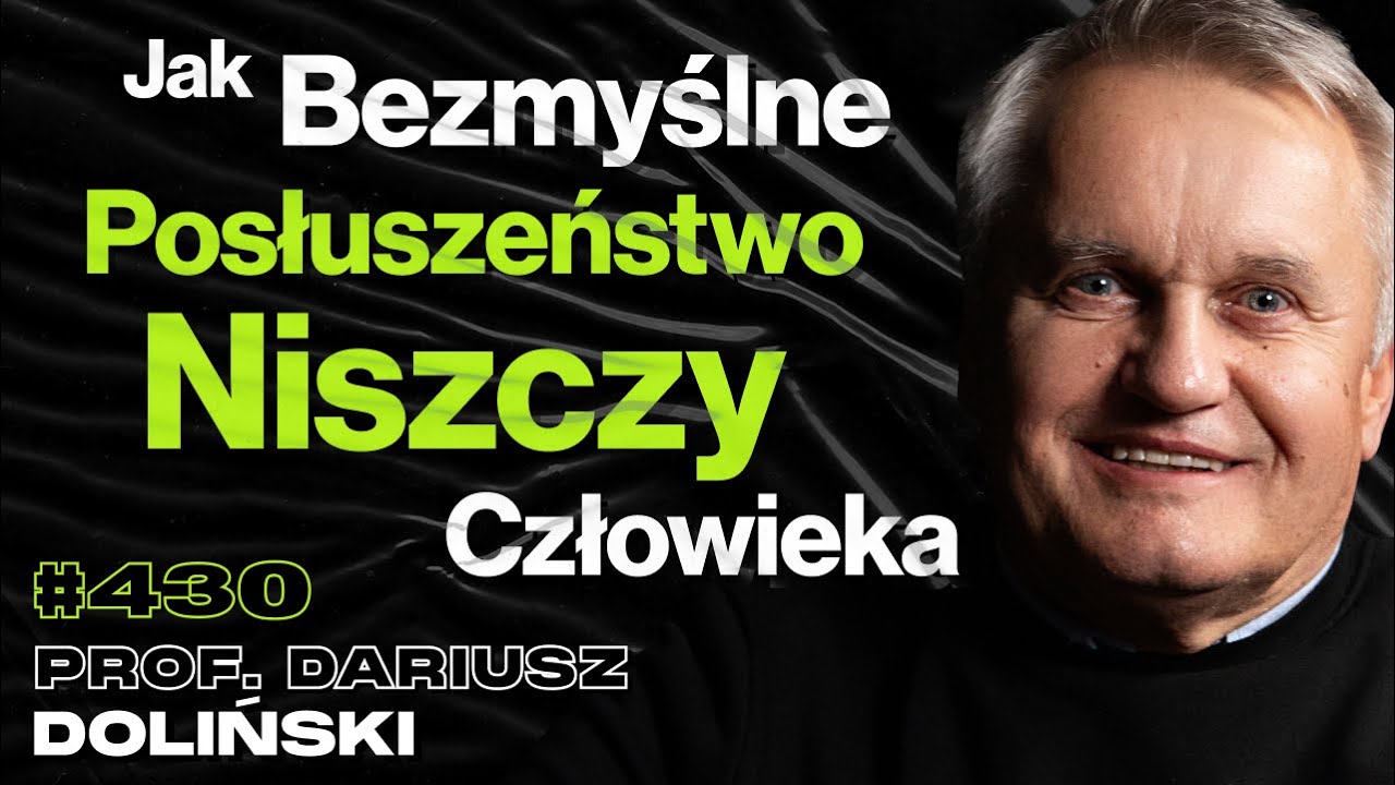 #430 Skąd w Ludziach Tyle Hipokryzji? Jak Używa Się Dotyku Do Manipulacji? - prof. Dariusz Doliński