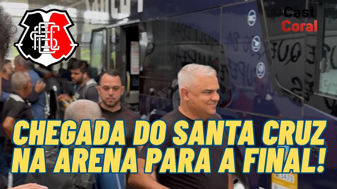 🚨CHEGOU O TIME DO POVO PARA A DECISÃO NA ARENA DE PERNAMBUCO.⚫️⚪️🔴