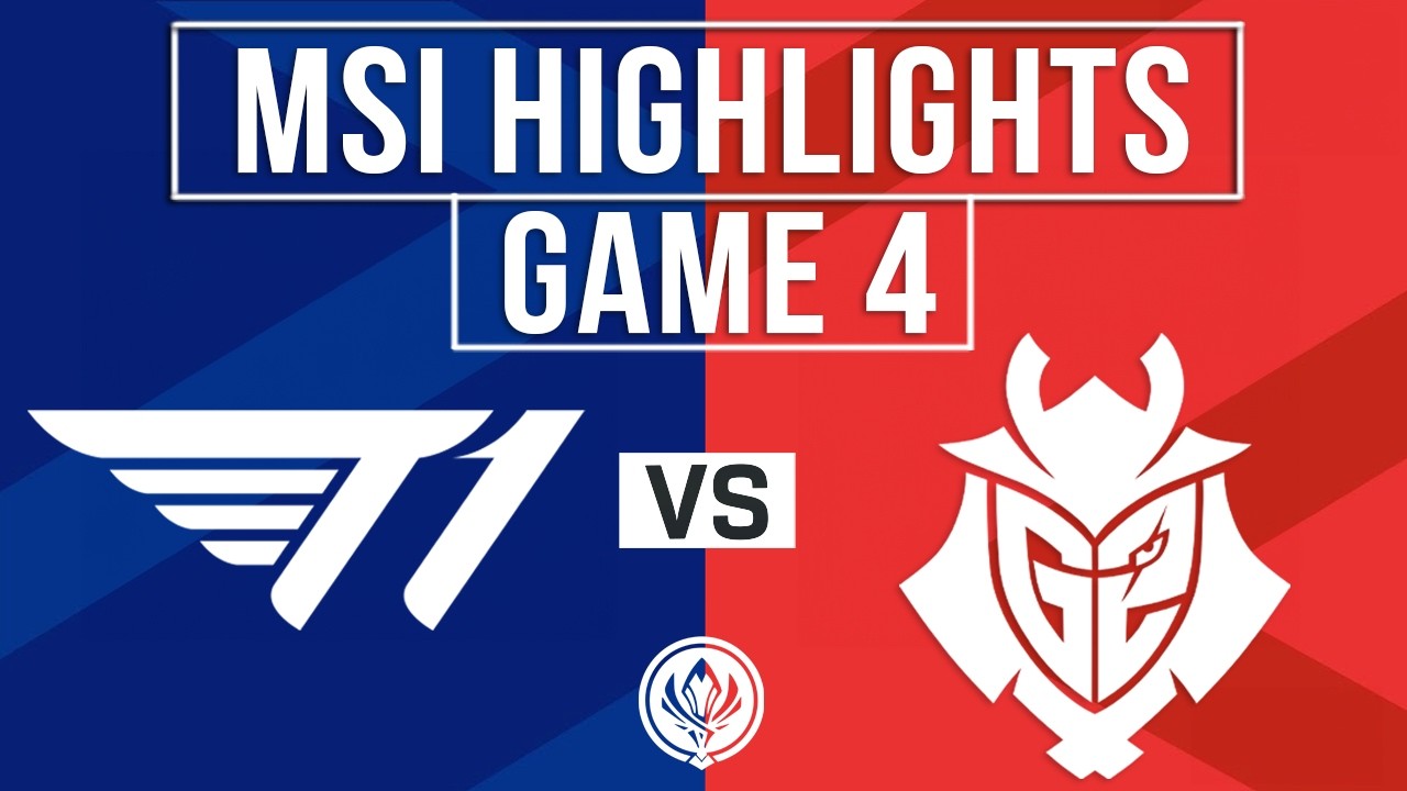 Лучшие моменты матча T1 против G2, игра 4 | MSI 2026, стадия сетки | T1 против G2 Esports