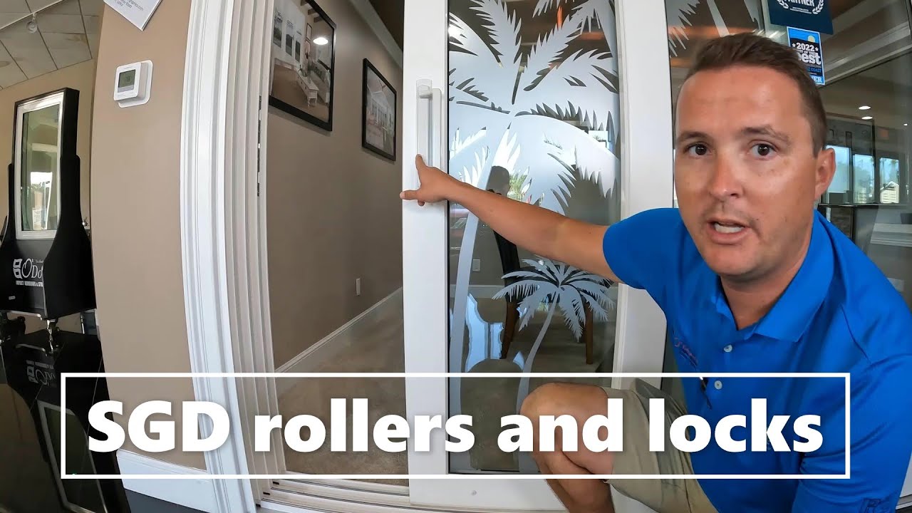 PGT Sliding glass door rollers and locks