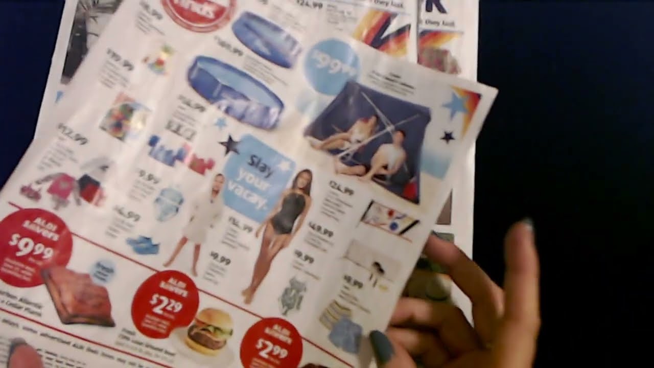 ASMR | Aldi Sneak Peek Sales Circular Show & Tell 7-13-2022 (Whisper)