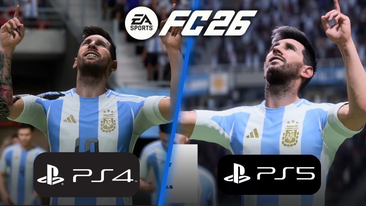EA SPORTS FC 26 | Сравнение PS5 и PS4