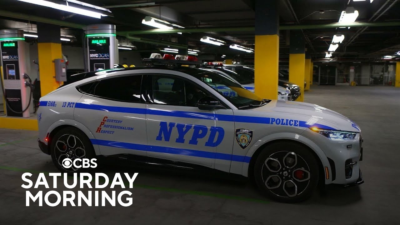 NYPD test launches electric cars