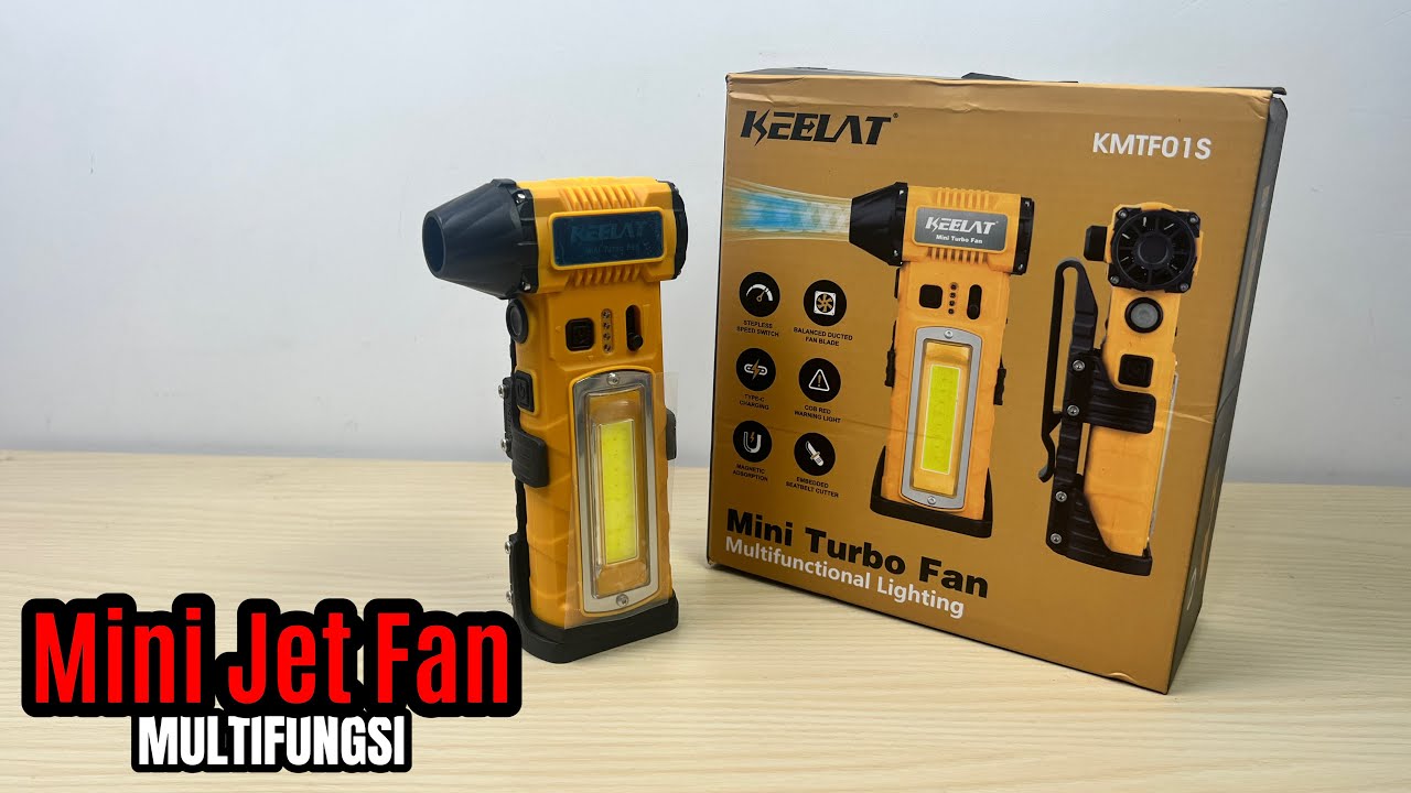Review Mini Jet Fan KEELAT KMTF01S