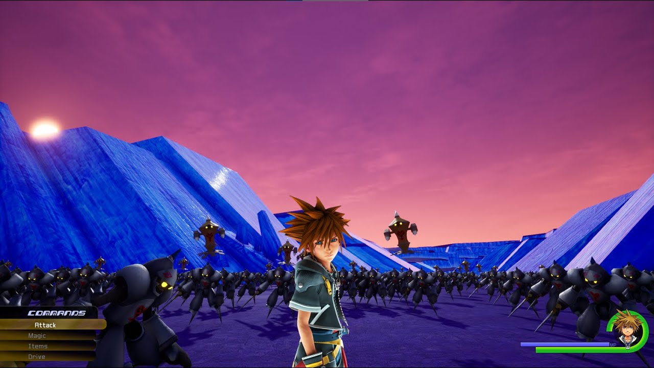 Kingdom hearts 2 Final Re:Mix Sora Vs 1000 Heartless