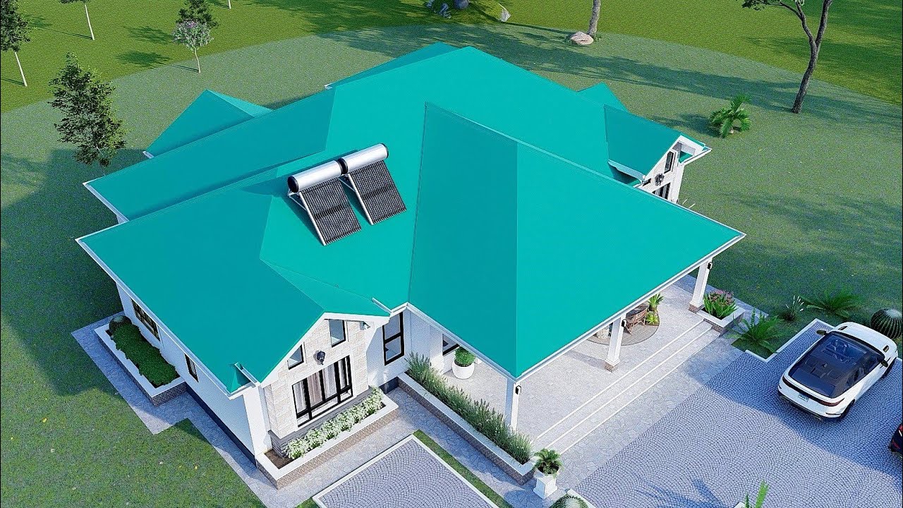 HOUSE DESIGN IDEA | 5 Bedroom House Plan | 19 x 18.5 Meters