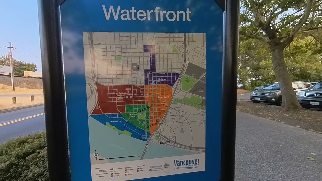 Downtown Vancouver, Washington water front walking tour.