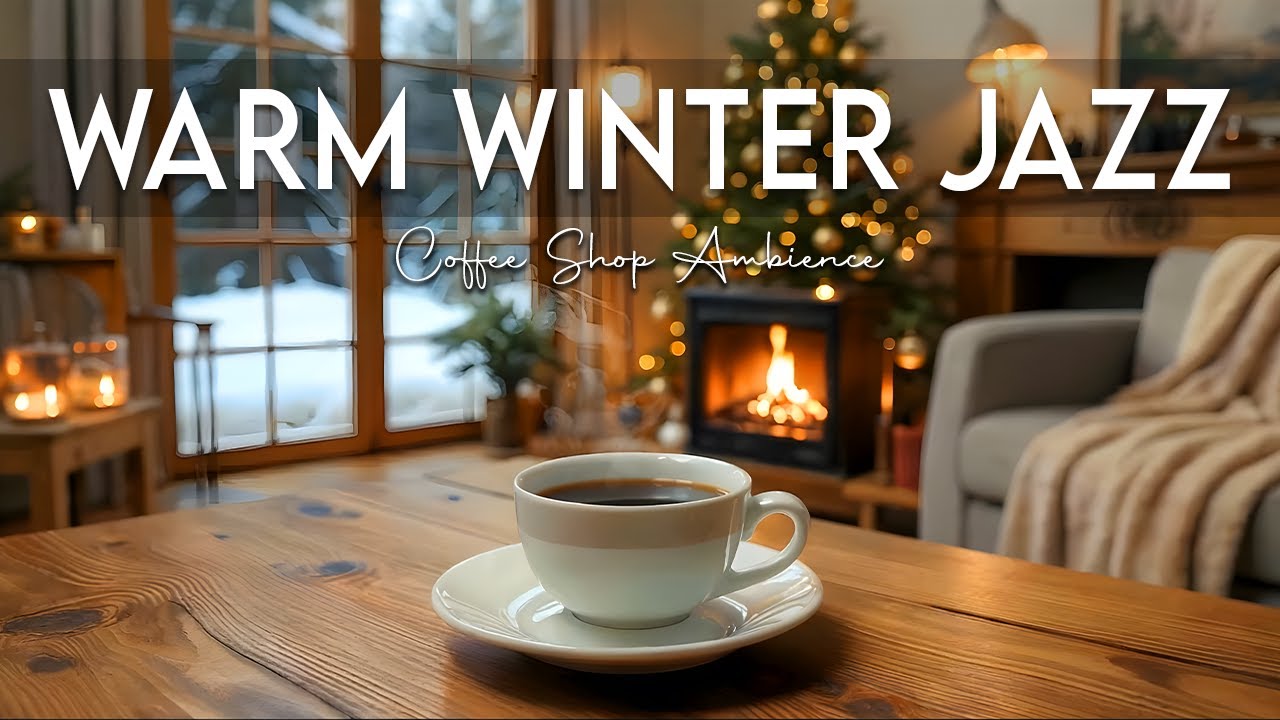 Warm Winter Jazz ☕ February Bossa Nova Instrumental & Relaxing Jazz Cafe Music for Studying