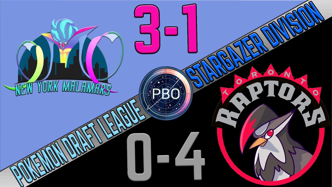 Pokémon Draft League | New York Malamars VS Toronto Staraptors | S10 W5 | PBO