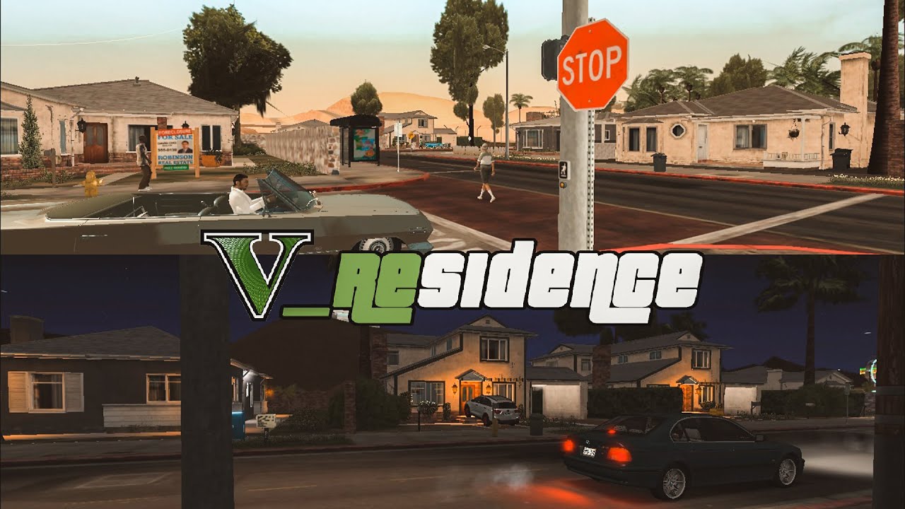 GTA San Andreas : V Residence Retextured 2022 ( Unofficial Video ) - PC HD