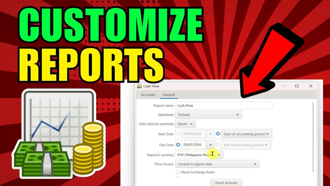 How To Customize Reports In GnuCash (2026) (Beginners Guide)