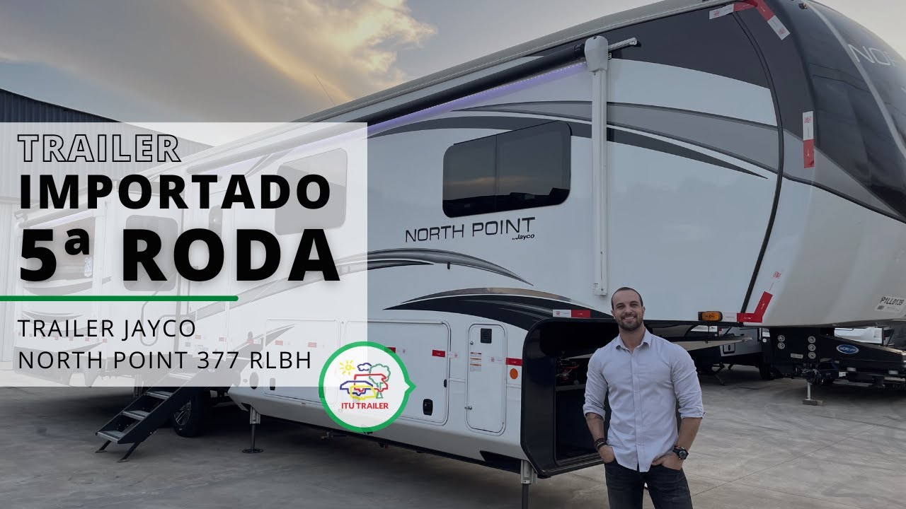 TRAILER 5ªRODA IMPORTADO - JAYCO NORTH POINT 377 RLBH
