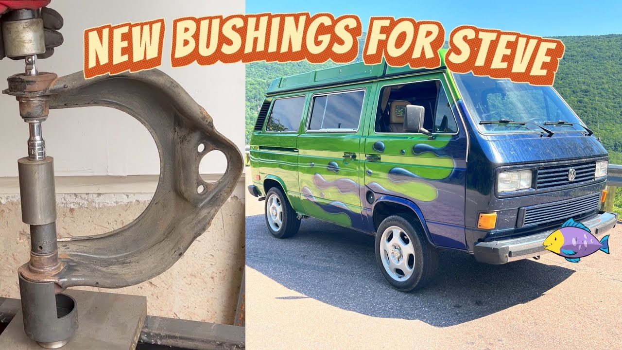 Простой способ замены сайлентблоков верхнего рычага VW Vanagon