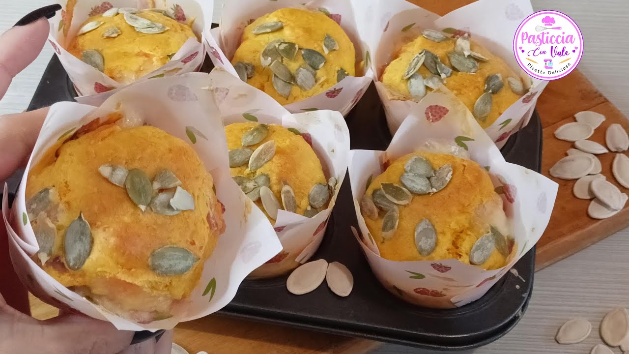 Muffin Salati Senza Glutine alla Zucca 🎃🧀 | Ricetta Facile e Gustosa con Vale