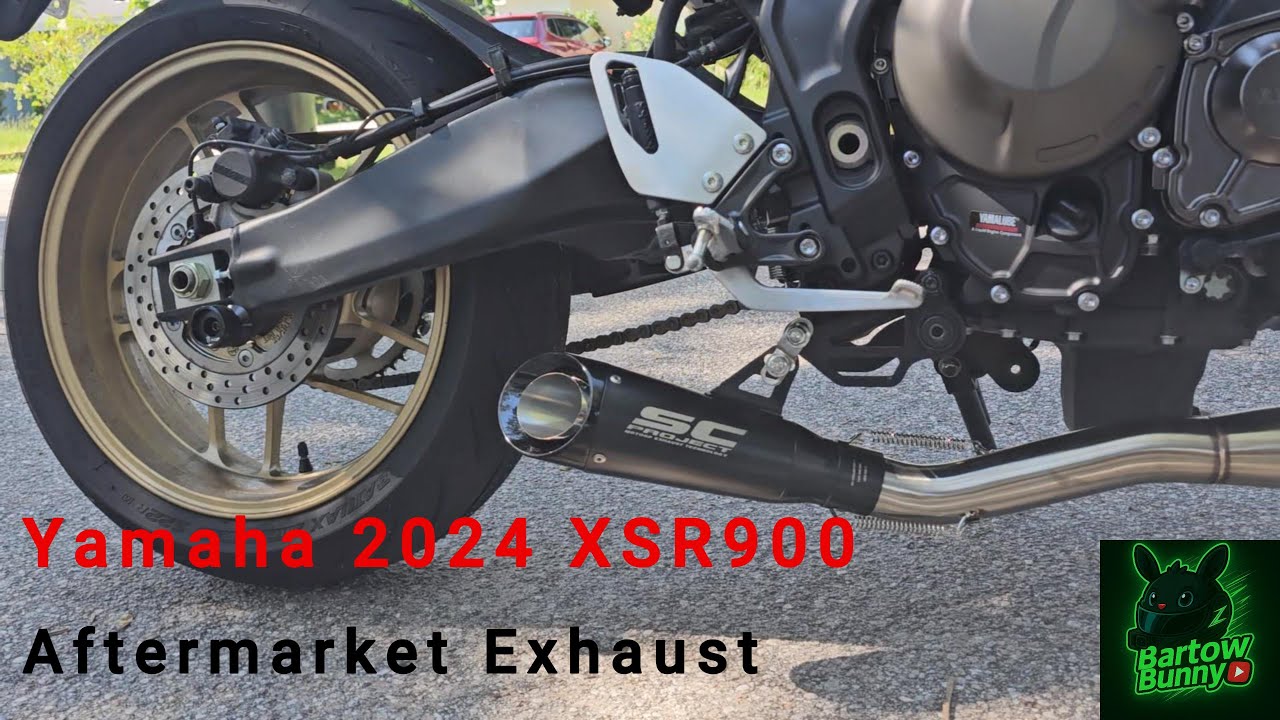 Yamaha 2024 XSR900 Aftermarket Exhaust Install