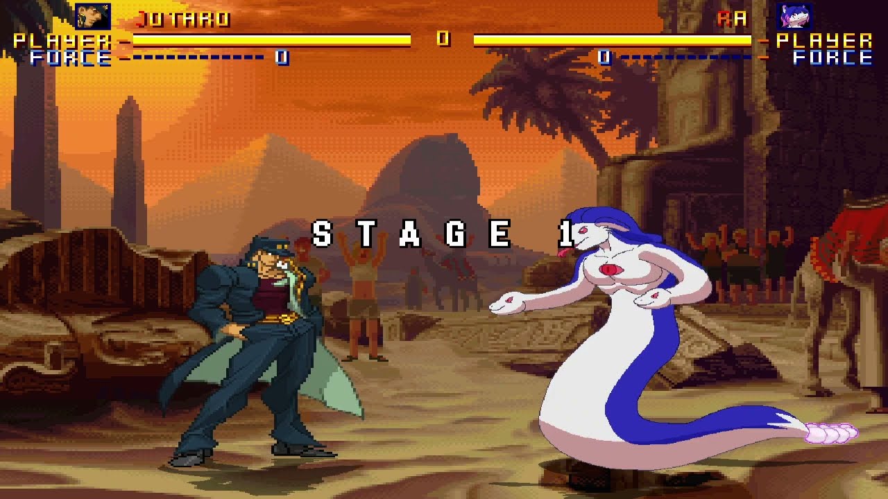 The chronicles of MUGEN - Jotaro (me) vs Ra
