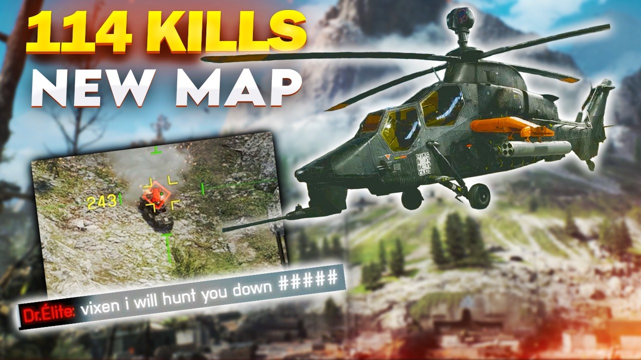 NEW Map Contaminated 114 Kill Attack Helicopter Gameplay Pilot & Gunner POV | Battlefield 6 S2