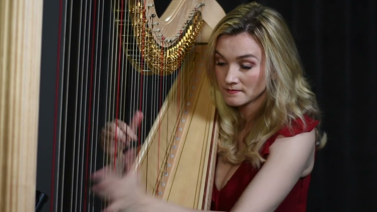 Bach/Renie - Praembulum (Pièce en Sol) from Partita No. 5 (Grace Ludtke, harp)