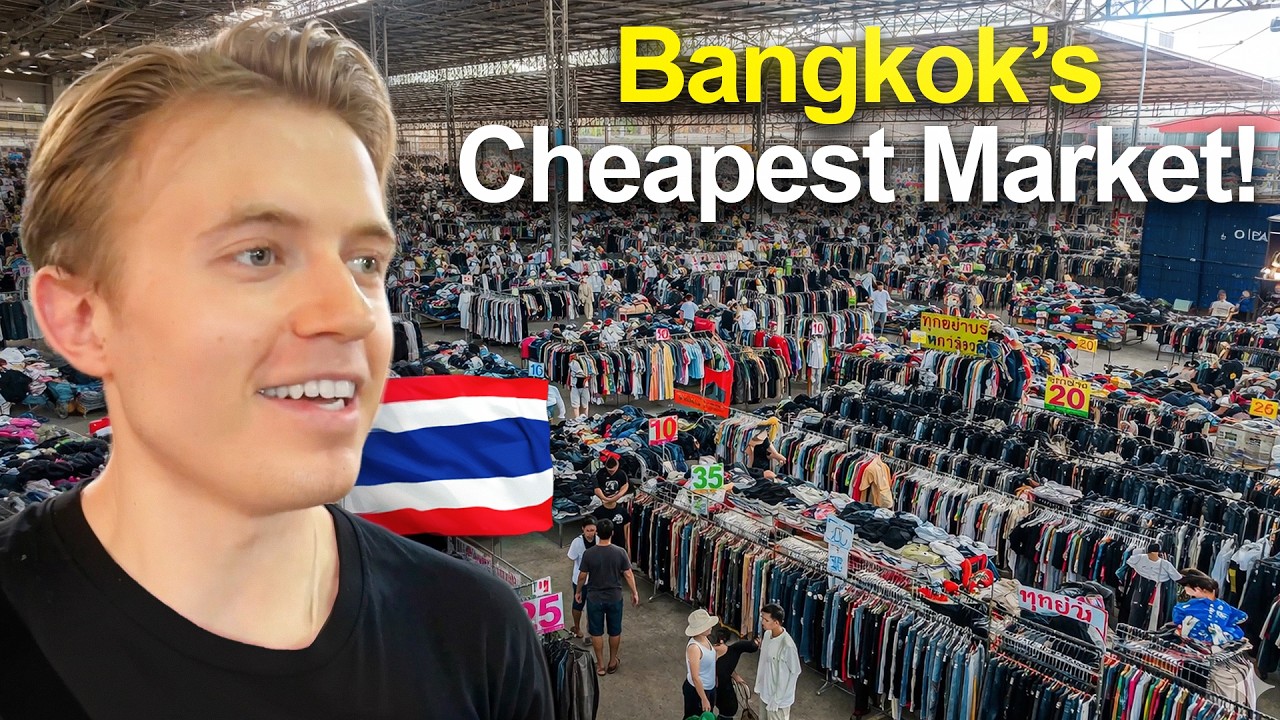 Shopping At Bangkok's LARGEST Second Hand Market (Pattavikorn market)
